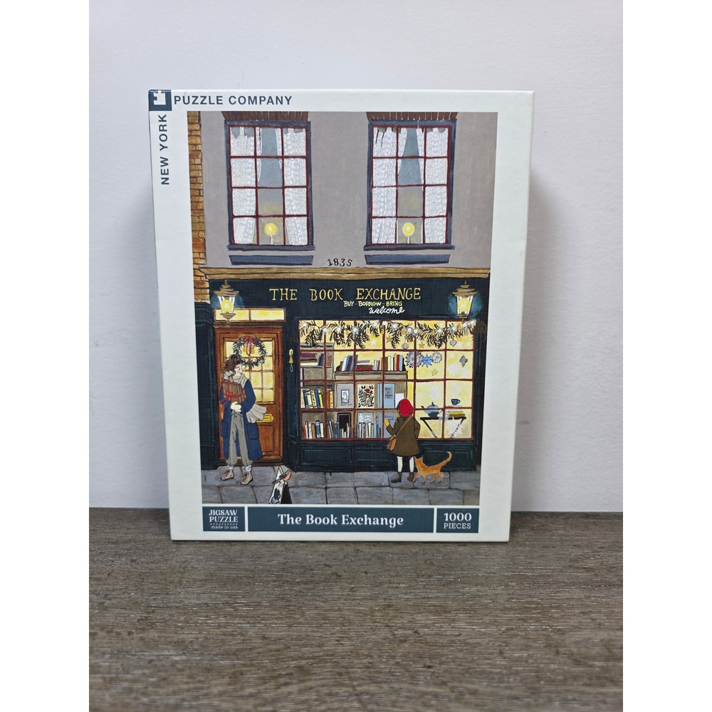 The Book Exchange - 1000 Piece Jigsaw Puzzle by New York Puzzle Company 2026